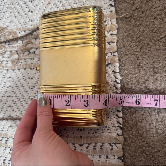 Nordstrom Gold Clutch Elegant Evening Accessory - Picture 9 of 12